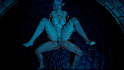 3 boyutlu elf büyük yarağı seviyor - sansürsüz hentai animasyonu (bölüm 2)