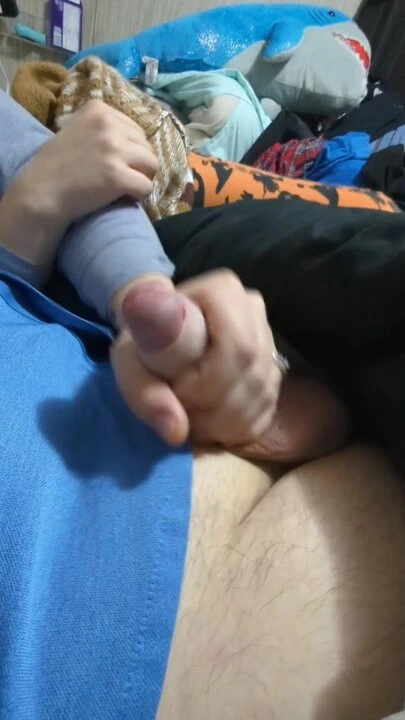 handjob, sonra o geldi ağzıma