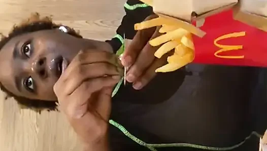 Public McDonald's Mukbang