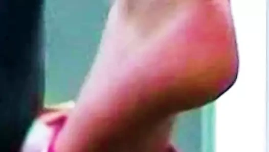 Shoeplay kız sarkan balerinlerinin dairelerinden kayar