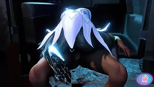 Ganimetli rüya dosyaları: animasyonlu tanrıça glow- 3d animasyon hentai