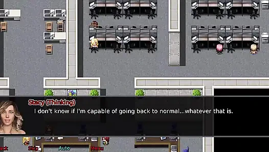 Ofis karısı #25 - bir yabancı Stacy'nin fotoğrafını çekti... Nate, Jessie ve Stacy'nin 3 meblağları vardı.