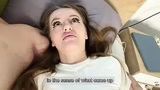 She doesn't want to fuck in ass, but the doll does.