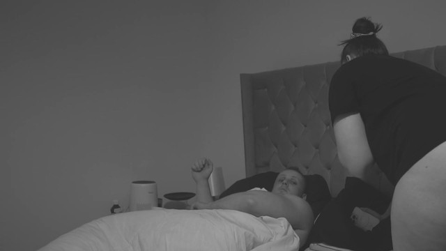 Stepsister Scared of Thunder Shares Bed with Stepbrother and another Storm Builds