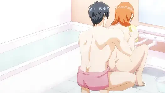 Büyük yaraklı genç kız istekli genç orta yaşlı seksi karısını kaygan banyoda sikiyor (alt yataklı) (sansürsüz)
