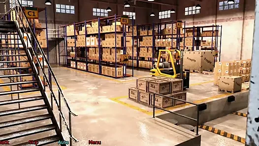 Ofis karısı #9: Stacy oyuncağıyla oynuyor