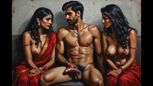 Indian village aunty fucking with her brother in law in terrace