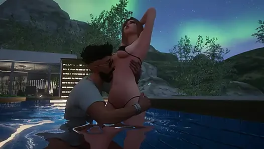 Ateşli genç kız havuzda sikiliyor 3 boyutlu hentai
