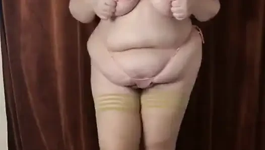 İri güzel kadın minik kıyafet tryon haul