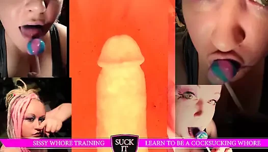 Seni kadın kılıklı bir yarak emiciye dönüştürerken taze ooey goey külotunu kokla