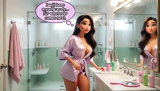 Üvey kız üvey babası için yasadışı arzudan sonra porno tiyatrosunun bakiresi oluyor (ai oluşturuldu)