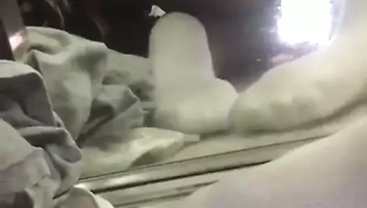 Aynadaki Elaine çorapları