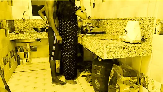 Curvy Goddess Desi Bhabi Gets Drilled Fast and Hard by her young devar in kitchen room.