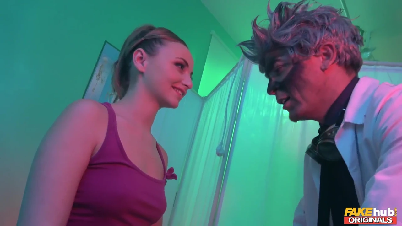 Fakehub Originals - Mad Scientist Steve Brings a Gorgeous Doll Lady Bug to Life & Gives Her a Wild Lab Workout