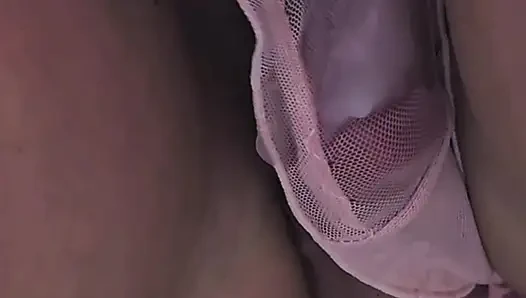 Almost Seen When Creepy Stranger Guy CUMS Hard Inside Girl's Panties Under Her Skirt on Public Bus
