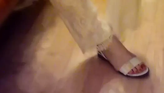 Cinderellas Gucci sandals