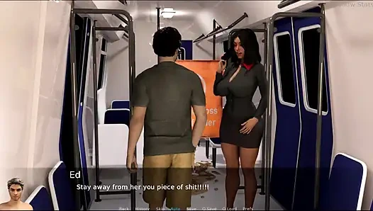 Ateşli evli kadın #44 - Merry ve Ben asansörde mahsur kaldı... Ed duş alırken Merry'ye baktı