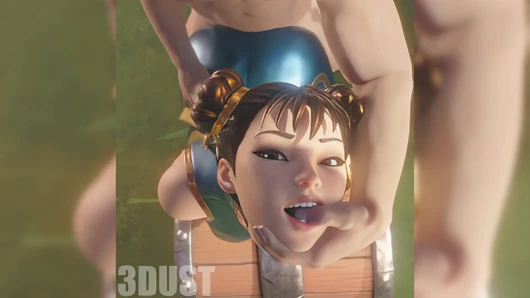 Fortnite - chun-li büyük kıçı yağmalarken dövülerek (sesli animasyon)
