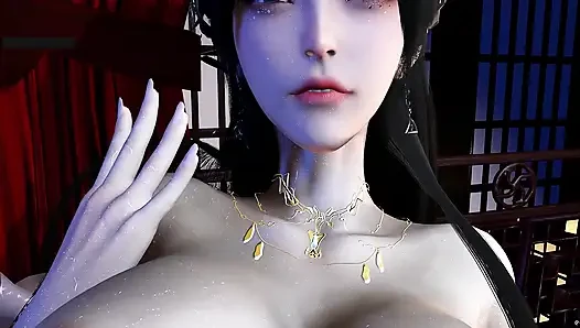 Фигуристая соблазнительница царства под прицелом - хентай 3D анимации