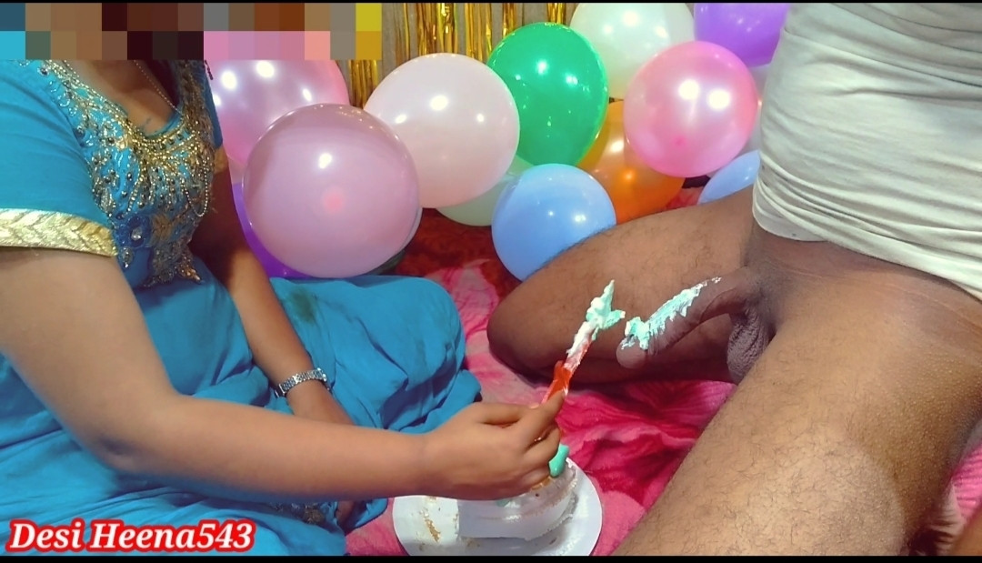 Desi heena'nın kocasıyla doğum günü kutlaması – net Hintçe ses
