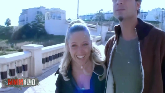 Electra: büyük memeli sarışın Electra Jorge tarafından sikiliyor