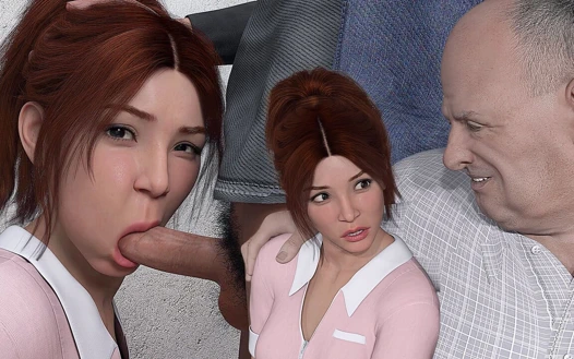 Masum Garson Edepsiz Bir Motorcu Tarafından ağzını Siktiriyor