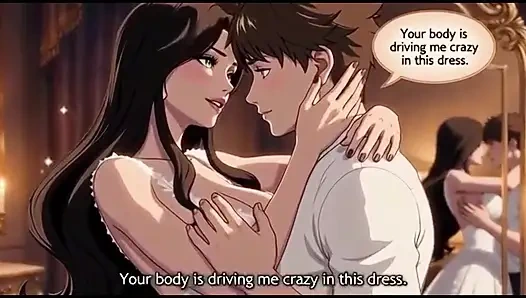 Momento secreto de la noche de bodas de la madrastra con hijastro