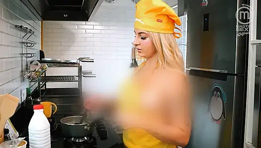 Hot lesbian Latinas cooking - Part 2 - SFW