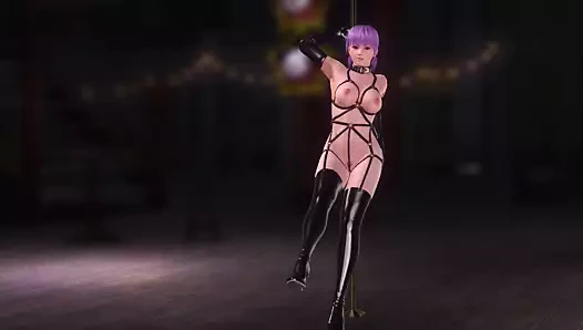 Ayane koşum askıları - sizin için seksi dans ediyor!
