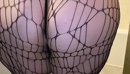 Pawg file çorap giyiyor boşalman için twerk yapıyor