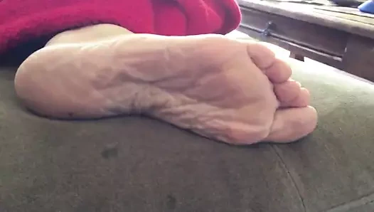 Karısının seksi buruşuk tabanları