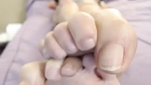 Aşırı yakın çekim tırnaklar