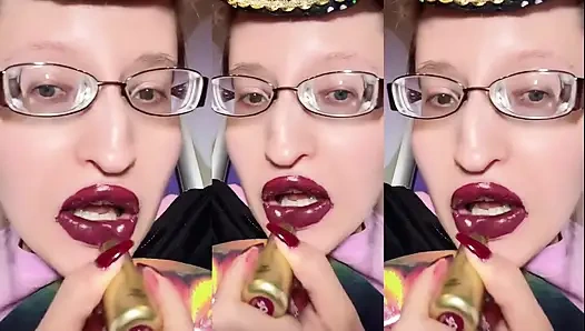 Gözlükler alnına bastırıldı - findom goaldigger tarafından femme klibime asmr