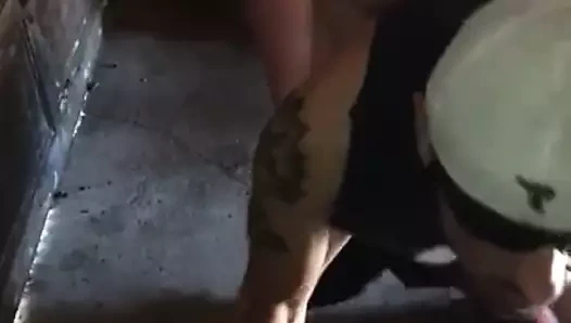 bitch daddy bareback fucked by stranger at sex shop