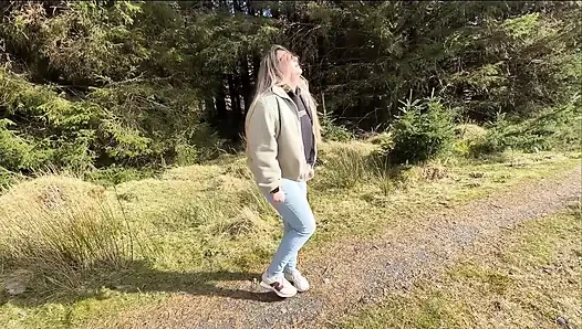 Emergency While Walking on the Public Trail but Had to Wet My Jeans