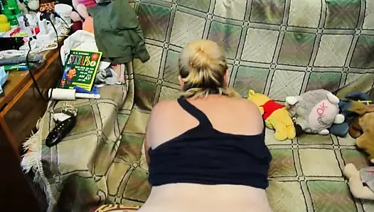 Dik bbw gösterileri kapalı ona delikler