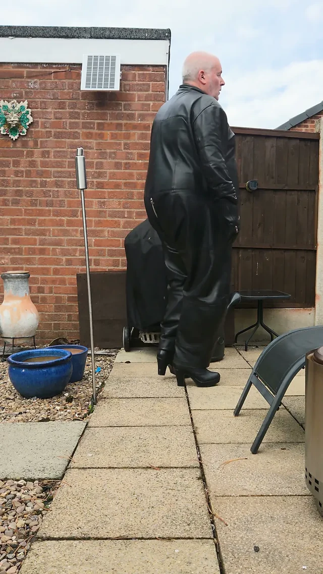 Leather Jumpsuit