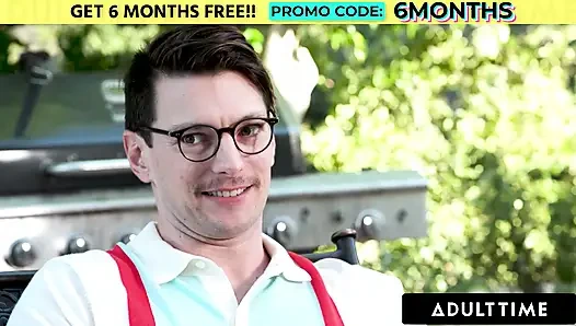 ADULT TIME - düşkünü adam gelin kenna james'in arkadaşıyla harika seks yaptığını izliyor