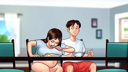 Yaz mevsimi efsanesi - Johannes Eve'in amıyla oynadı ve kadın ona elle muamele çekti