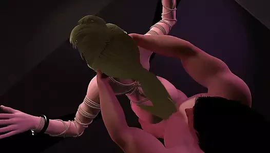 Samus ayakta sert sikişiyor - süper metroid