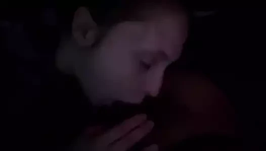 Erkek arkadaşım yokken büyük zenci babam gırtlağımı kullandı