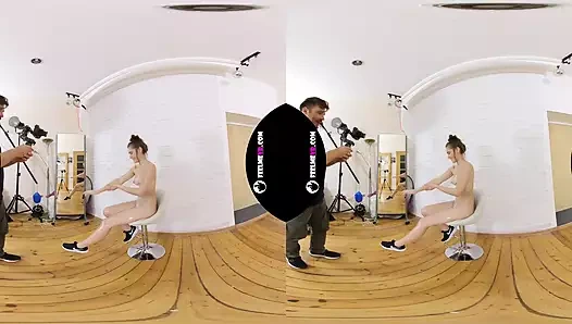 Sanija ilk çıplak sanal gerçeklik 3 boyutlu video röportajı