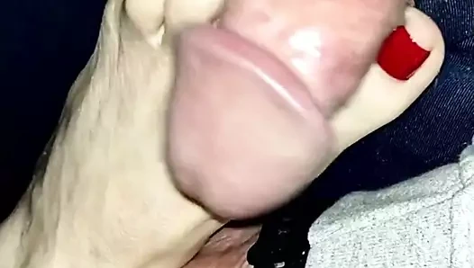 karısı alay benim horoz ile ona uzun kırmızı ayak