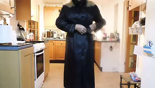 Vintage marlbeck kauçuk astarlı mackintosh