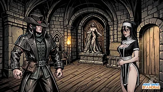 EP2: Una Got Her Pussy Stretched and Creampied - Sexorcism: Lust Confession Gameplay