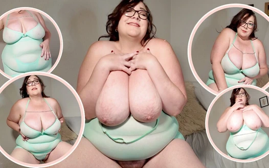 İri göğüslü iri güzel kadın modelleri sheer mint elbise