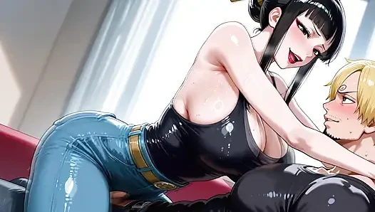Sanji (op) x senjumaru (ağartıcı)