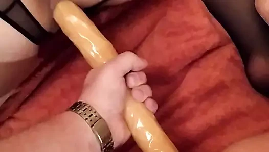 Çift yapay penis, 2 kız, 2 orgazm