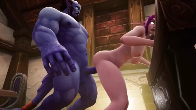 Elfli mavi adam - warcraft porno parodi