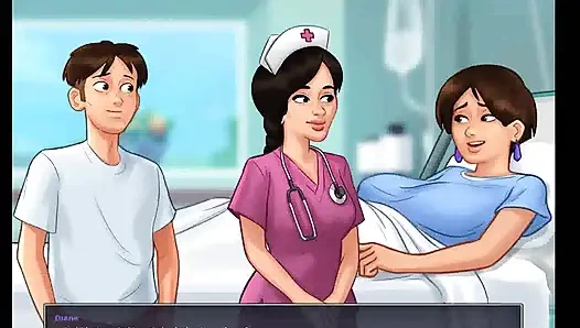 Yaz mevsimi efsanesi: adam sperm muayenesi için sikini sert bir şekilde alamıyor bölüm 161